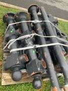 Pallet with Black Steel Posts