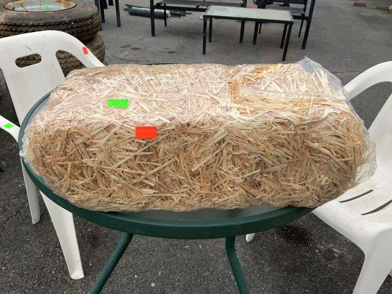 Small Decorator’s Straw Bale. Approximately 8x20”