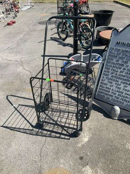 Home owners shopping basket cart.