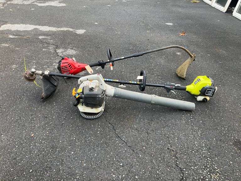 Yard Power Tools by Ryobi and Homelite for Parts or Repairs