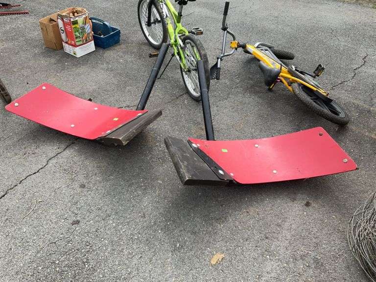 Pair of 1-foot size Boss Snow Blade Side Wings, like never used condition