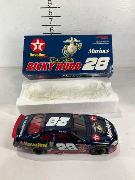 Ricky Rudd #28 Havoline Marines Die-Cast Car with Original Packaging ...