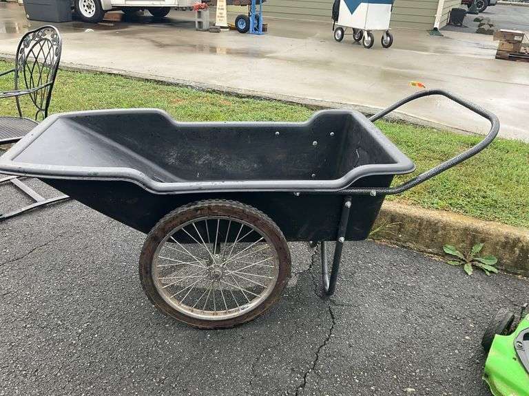 Polar Trailer 2-Wheel Utility Cart, Durable Plastic, 48”x23”