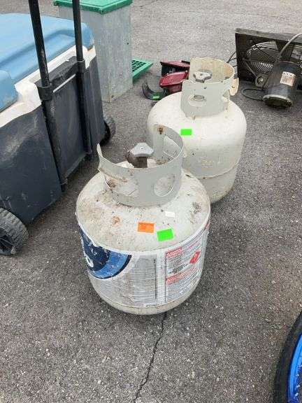 2- empty Propane Tanks