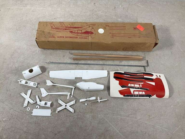 Piani Per Modello Volante &ndash; Cessna Skymaster Scala 1/6 &ndash; Royal &ndash; Apertura Alare 76''