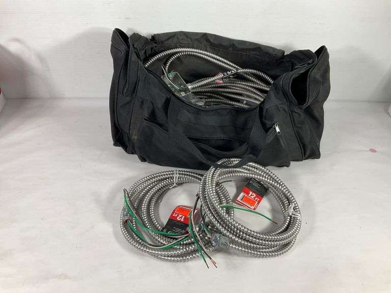 Bag of Pre-Wired Electrical Flexible Metal Conduit With Connectors ...