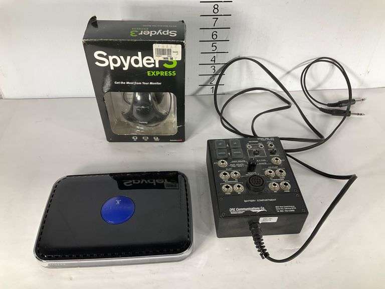 Netgear N600 Wireless Router, Spyder3 Express Monitor Calibrator, and ...