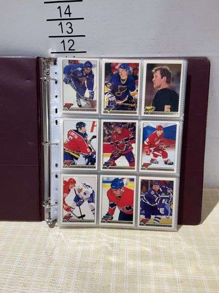 1990s Upper Deck NHL Hockey Cards in Protective Binder Featuring ...