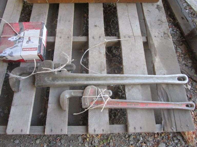 PALLET TAP & DIE, CRAFTSMAN 1/2"IMPACT GUN, 24 & 36 PIPE WRENCH