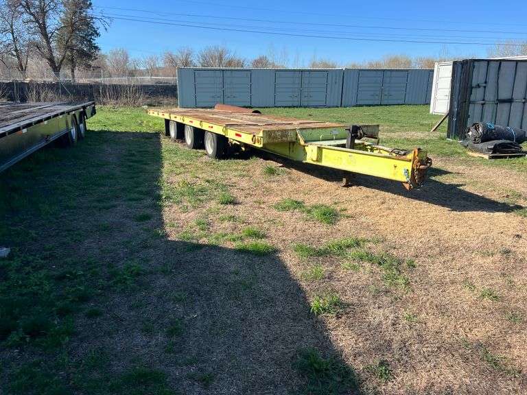 2001 TRAIL KING TK50-30ft TILT DECK TRAILER