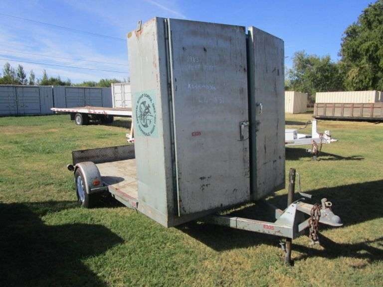 1983 HOGA 10' TILT DECK TRAILER