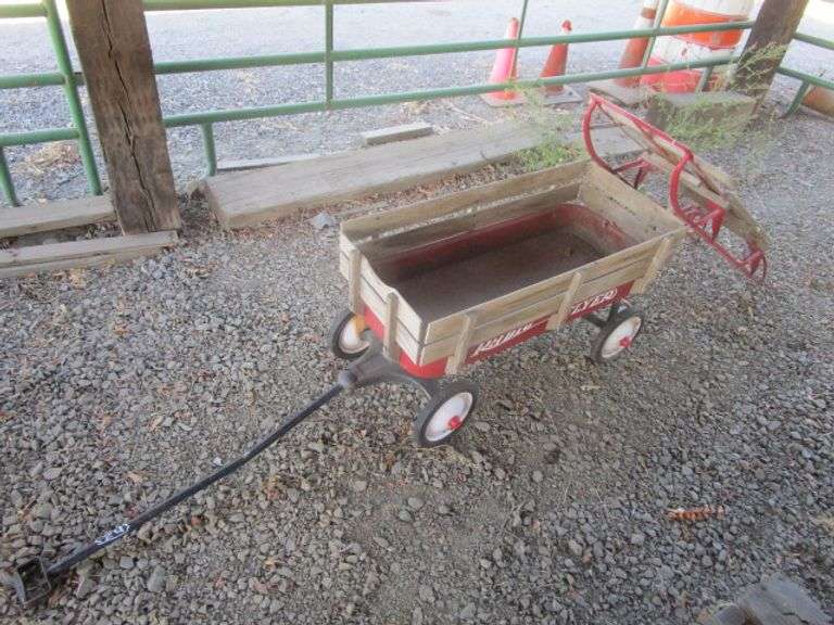 RADIO FLYER WAGON, SNOW SLED