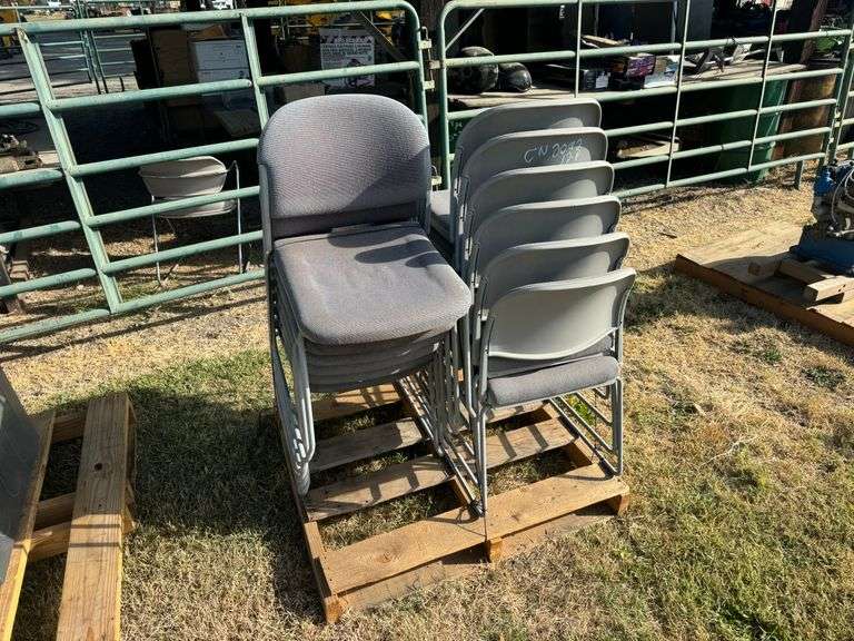 12PC STACKING CHAIRS