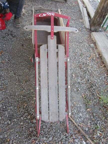 RADIO FLYER WAGON, SNOW SLED