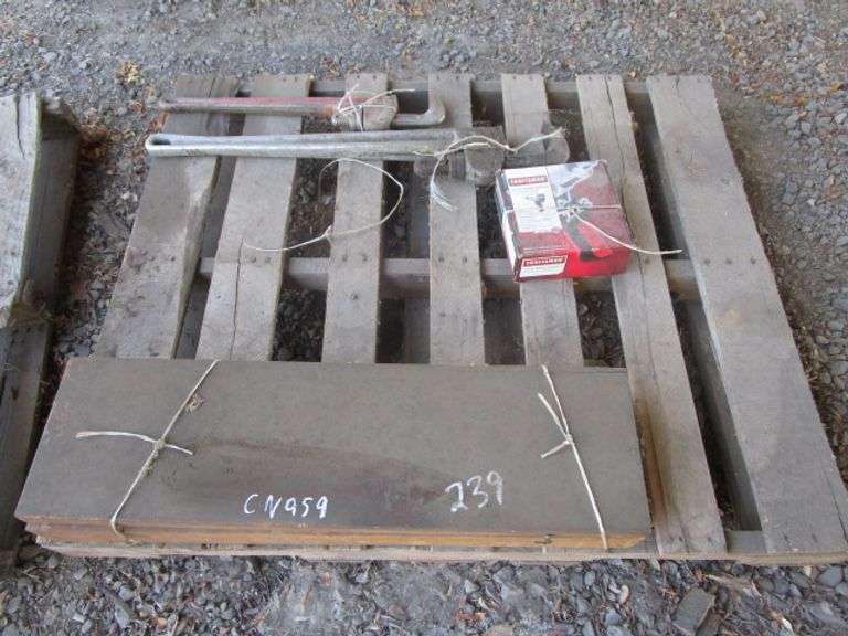 PALLET TAP & DIE, CRAFTSMAN 1/2"IMPACT GUN, 24 & 36 PIPE WRENCH