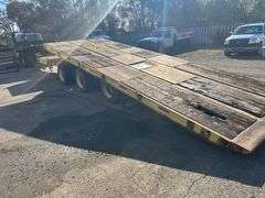 2001 TRAIL KING TK50-30ft TILT DECK TRAILER