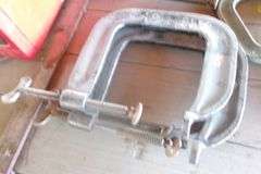 5 LARGE C-CLAMPS