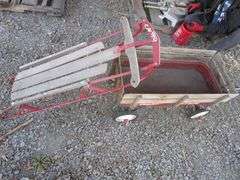 RADIO FLYER WAGON, SNOW SLED
