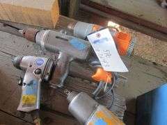 LOT 4 AIR IMPACT WRENCHES, DRILL, HEAT GUN