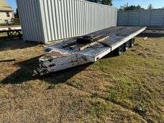 HMDE 20' FARM TRAILER, NON TITLED, 3 axle