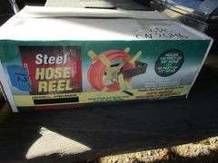 HOSE REEL, MISC TOOLS,NSTAPLER, DEWALT DRILL