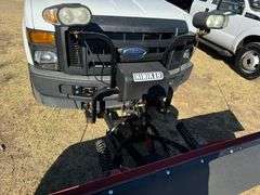 2008 FORD F250 XL W/HINKER SNOW PLOW