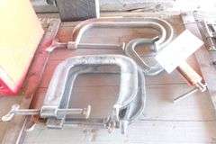 5 LARGE C-CLAMPS