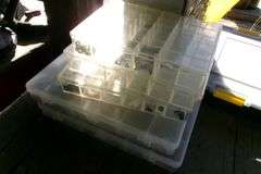 7 ORGINIZERS W/CONTENTS