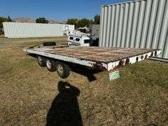 HMDE 20' FARM TRAILER, NON TITLED, 3 axle