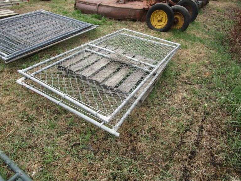 2-7' CYCLONE FENCE PANELS