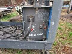 SHOP CART W/MIG WELDER, MISC TOOLS, B&D CORDLESS