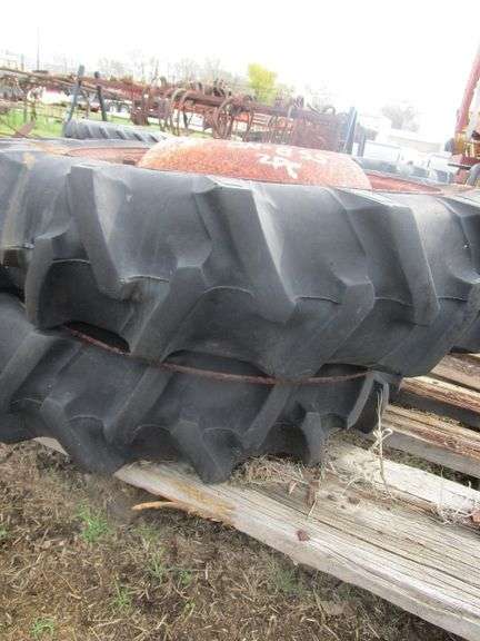 8.3X24 TIRES ON WHEELS