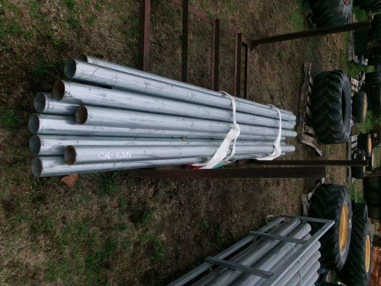 10 pc, 3X10' GALVANIZED STEEL NEW FENCE POST