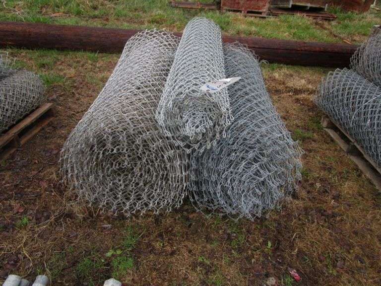 LOT 3 ROLLS 5' CYCLONE FENCE