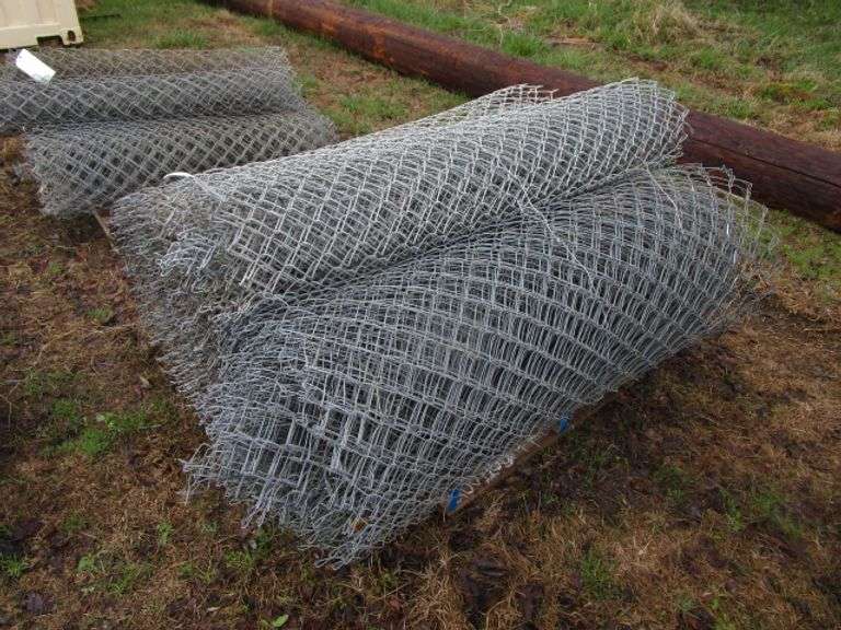 LOT 3 ROLLS 5' CYCLONE FENCE