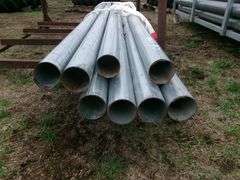 10 pc, 3X10' GALVANIZED STEEL NEW FENCE POST
