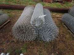 LOT 3 ROLLS 5' CYCLONE FENCE