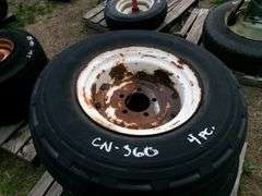 900X16 TIRE ON WHEELS