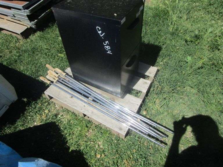 BLACK 2 DRAWER FILE CABINET