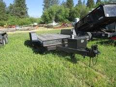 2007 TRAIL MAX 16' TILT FLAT BED TRAILER