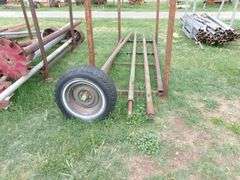 LOT 3pc HITCHING POST, GATE POST (RACK NOT INCLUDED)