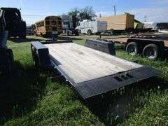 2007 TRAIL MAX 16' TILT FLAT BED TRAILER