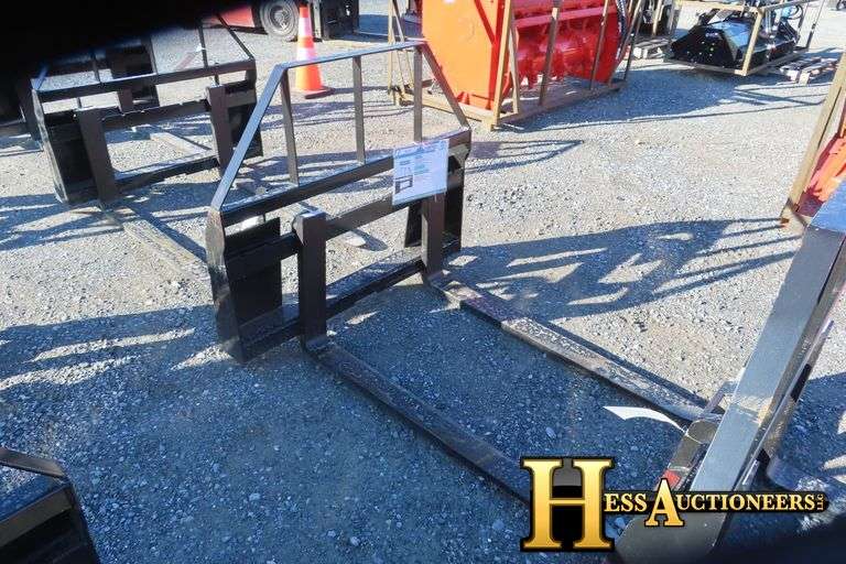 2023 MOWER KING SA FORK SET SKID STEER ATTACHMENT Hess Auctioneers