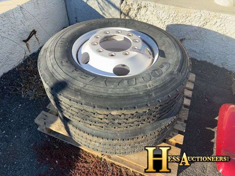 TIRES AND RIMS TRUCK PARTS