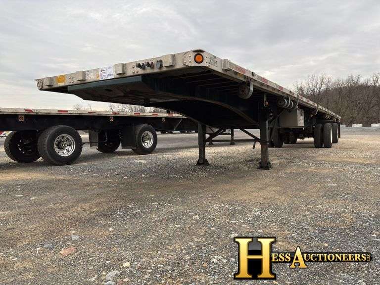 1998 UTILITY FS2CHA 52' FLATBED TRAILER - Hess Auctioneers
