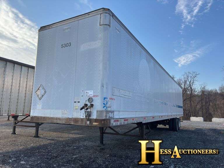 2000 WABASH DVCVHSA 53' VAN TRAILER Hess Auctioneers