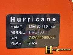 HURRICANE  HRC700  MINI COMPACT TRACK LOADER