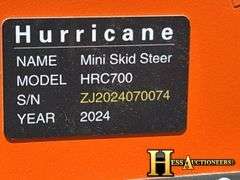 HURRICANE  HRC700  MINI COMPACT TRACK LOADER