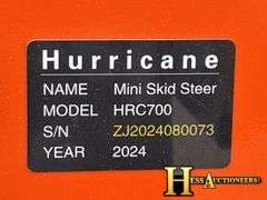 HURRICANE  HRC700  MINI COMPACT TRACK LOADER