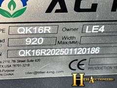 2024  AGT  QK16R  MINI COMPACT EXCAVATOR